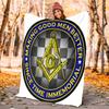 1PC Illuminati All-Seeing Eye printed blanket, all season lightweight home office outdoor nap multifunctional blanket