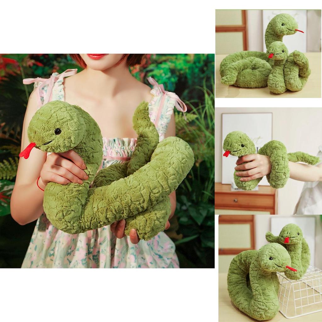 Adorable Steve Snake Plush Toy Realistic Stuffed Animal For Kids And Collectors