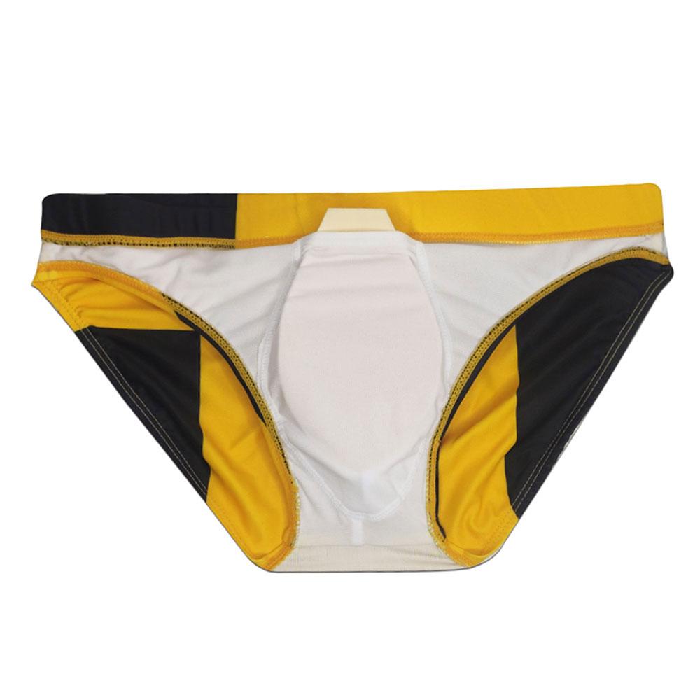 Men Swim Briefs Trunks Color PrintFashion PrintTight Fit Sexy Swimwear Beach Wear Tanning Surfing