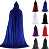 Отличная супермягкая легкая накидка ведьмы для взрослых и детей, декор с капюшоном на Хэллоуин для ночного клуба