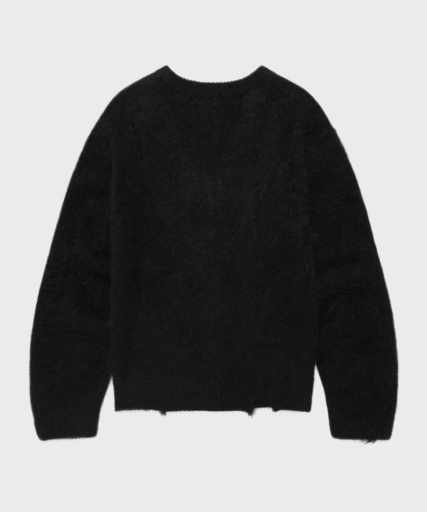Thevinylhouse Grunge Cardigan Black