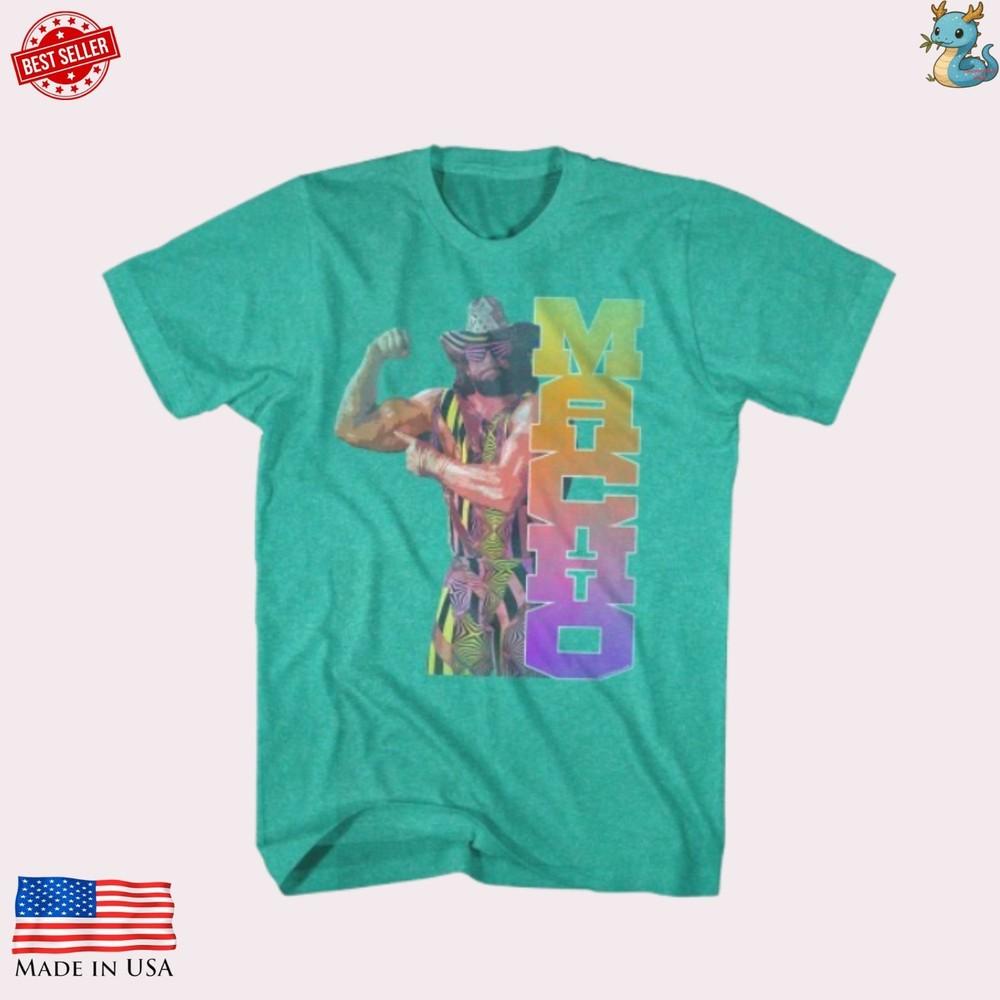Macho Man Randy Savage Wrestling T Shirt Vintage Graphic Tee Reprint Unisex T-Shirt