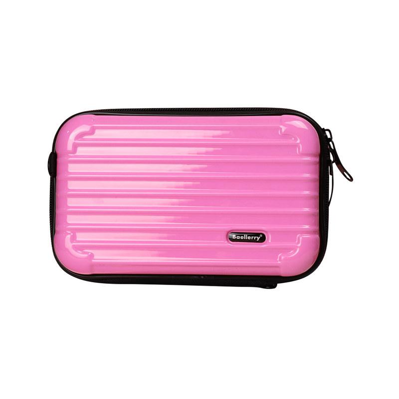 Baellerry Дорожные сумки, модный дизайн, пластиковый мини-чемодан, сумка на плечо для женщин, женская косметичка, сумки для телефона, кошелек