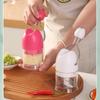 Кухонный бытовой многофункциональный ручной измельчитель имбиря и чеснока, легко разбирается и моется, чеснокодавилка с ручным приводом
