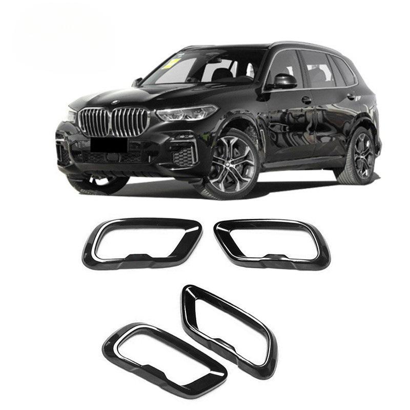Рамка-накладка на выхлопную трубу для BMW 3, 5, 7 Серии, X3, X5 - Черный Воин Металлическая Модификация
