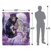 JQ Licensing The Enchanted Ones Elves Silky Supersoft Blanket