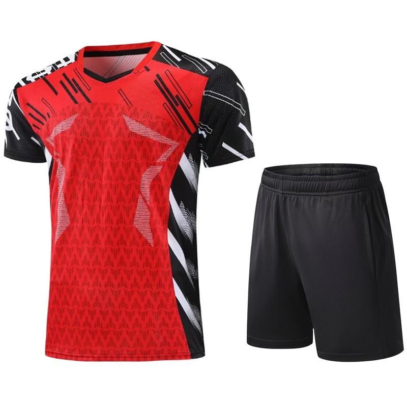 Quick-Dry Badminton Set Men Women Sportswear Lightweight Training Match Outfit
