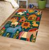 Детский коврик с фермерскими животными, нескользящий, для детской, гостиной, спальни, ковер, коврики для украшения дома
