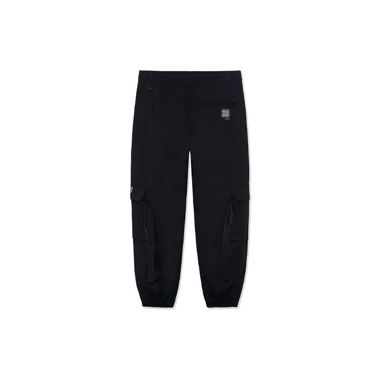 Мужские вязаные спортивные штаны Li Ning Badfive Черные AKXR619-1