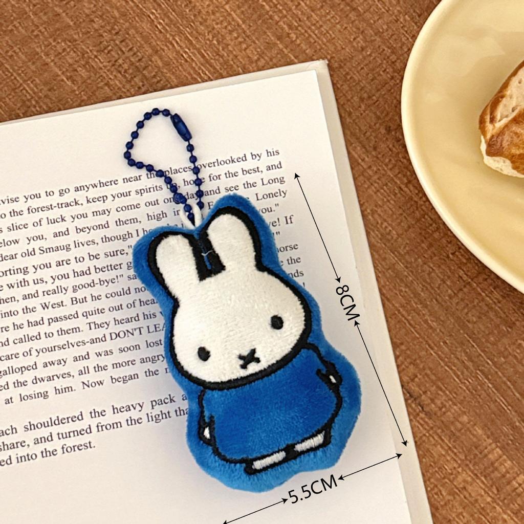1/4 Pcs Cute Miffy Cartoon Small Animal Doll Girl Backpack Versatile Doll