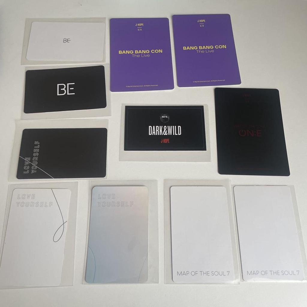[USED] BTS J-Hope Trading Cards