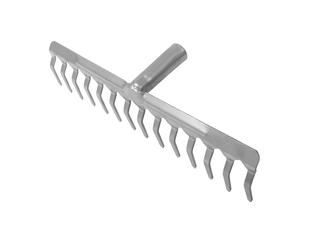 Metal rake 14 teeth (CLICK mounting) / TEGER (pack of 5)