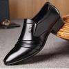 Мужские туфли для мужчин, весенняя свадебная мода, офисная обувь из высококачественной кожи, удобная деловая мужская официальная обувь 2024 года, мужская обувь