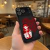 Russian Dolls Matryoshka Wear-resistant Phone Case For iPhone 17,16,15,14,13,12,11,Pro,Max,Plus Black Soft Cover