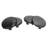 4 Pcs 68mm Wheel Center Caps Carbon Fiber Style Tyre Rim Hub Cap Cover Universal Fit for Vehicle