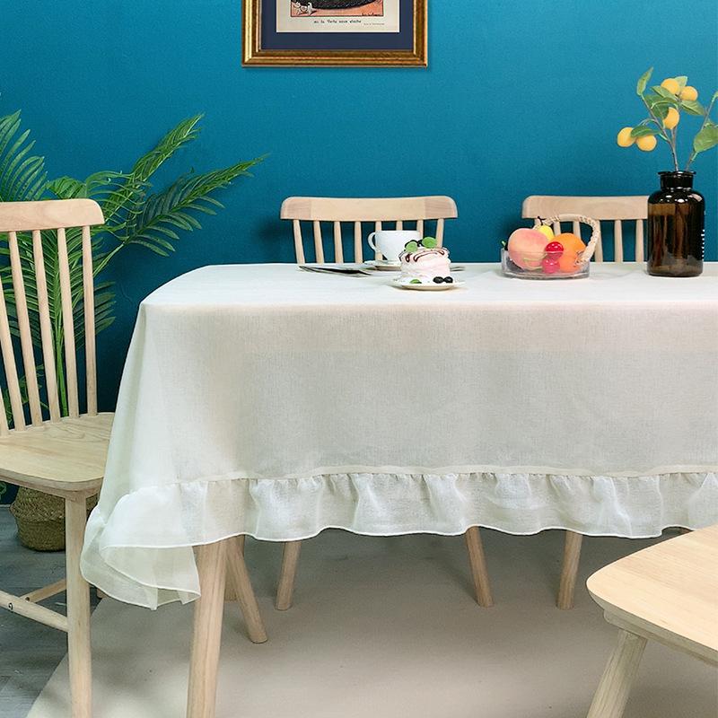 Ветроустойчивая Хлопково-Льняная Скатерть Amazon Этнический Стиль Кружево Кружевная Скатерть Интернет-Знаменитость Фон Декоративная Скатерть