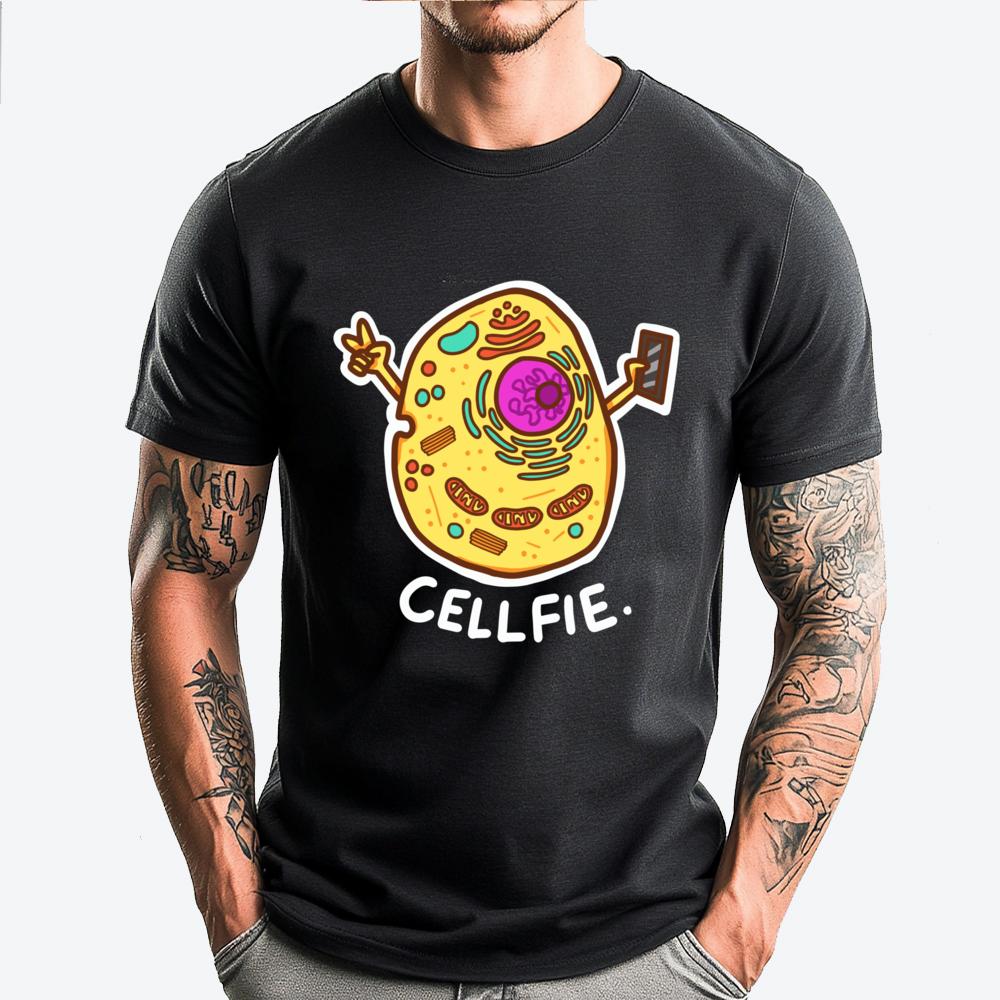 Cell Fie Science Biology Mens TShirts Camisetas De Hombre Harajuku Limited Time Special Tshirt Graphic