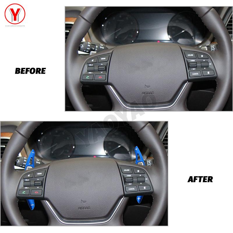 Paddle Shifter For Hyundai Genesis DH 2014 2015 2016 2017 G80 2018 2019 2020 Aluminum Steering Wheel Shift Paddle Extension