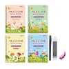 Handwriting Practice Book for Kids Magic Grooved Writing Copybook Reusable Writing Practice Workbook Kindergarten Pre-School Essentials for
