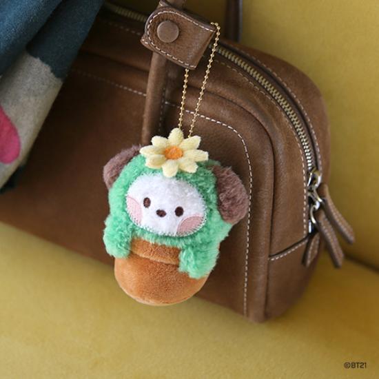 BT21 Брелок для ключей Minini Plush GREEN ver.