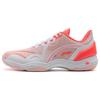 Li Ning Raid Резиновая амортизация, износостойкие, низкие, для бадминтона, унисекс, Бело-красные AYZT009-2