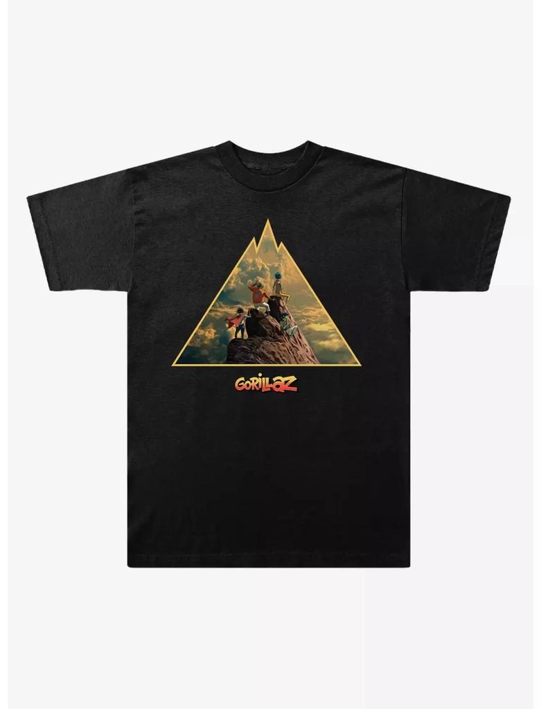 2026 Gorillaz The Mountain Альбом Футболка Мужская и Женская Чистый Хлопок Летняя Одежда Хип-Хоп Мода Футболка Уличная Мода Унисекс
