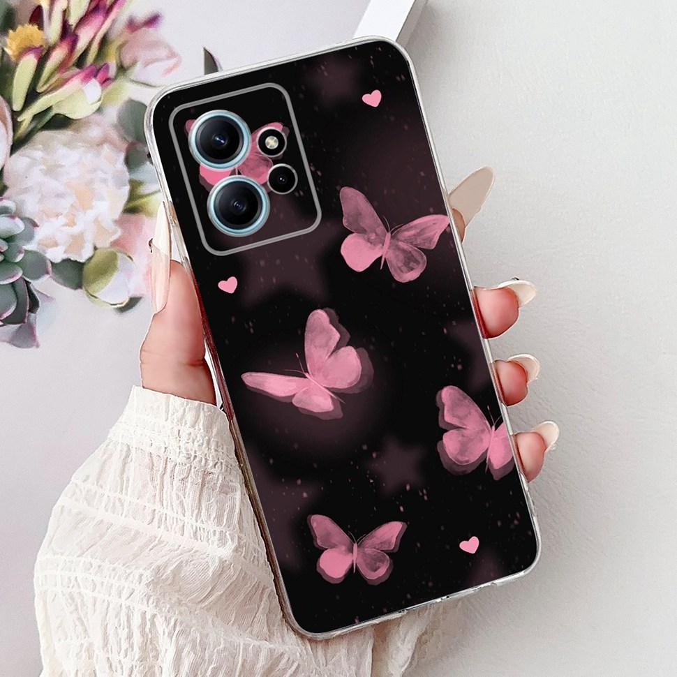 For Xiaomi Redmi Note 12 4G Case Cute Cartoon Girls Cover Soft TPU Phone Case For Redmi Note 12 Note12 4G 5G Fundas Bumper