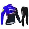 2026 Команда Soudal Quick Step Набор Велосипедных Джерси Весна Осень Мужской MTB Одежда Maillot Ciclismo С Длинным Рукавом Велосипедная Одежда Велосипедная Форма