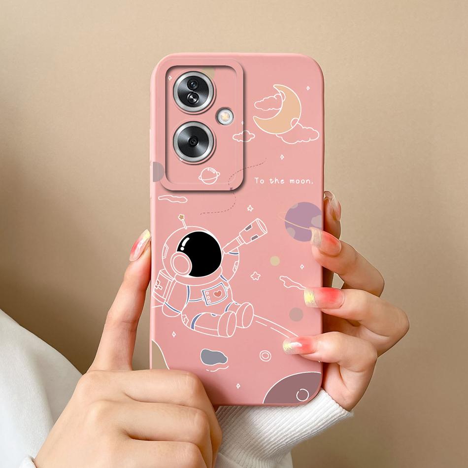 Чехол для OPPO A79 A2 5G Цветок Мягкий Жидкий Силикон Защита Камеры Ударопрочная Задняя Крышка Для OPPO A79 A2 Funda