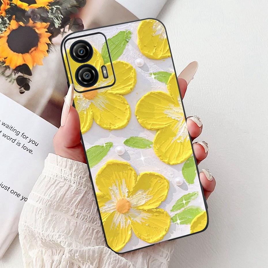 Cute Painting Phone Case For Motorola Moto G53 G73 Soft Silicone TPU Back Cover For MOTO G53 G73 5G Cases Bumpers