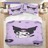 Kuromi Purple Set Bedding 1 Duvet Cover 2 Pillowcase Without Core Duvet Cover And Pillowcase Christmas Birthday Gift Bedding Set Bedding