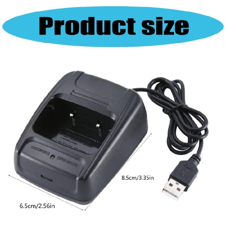 Эффективный USB-аксессуар для зарядки Портативный дорожный держатель-основа для зарядки для двусторонней радиостанции BF999S 888S 777S 666S