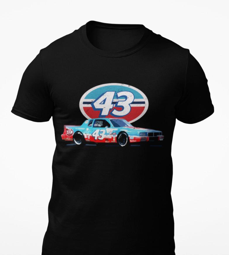 The King 43 Retro Stock Car Racing Short-Sleeve Unisex T-Shirt