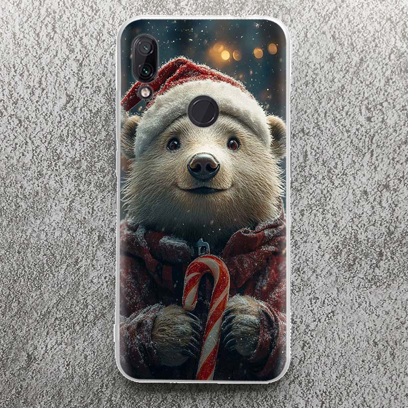 Животный Коричневый Милый Медведь Чехол для Xiaomi Redmi 14C 13C 12C 13 12 Оболочка Телефона 10C 10A 10 9A 9C 9T 9 8A 8 7A 7 6A 6 Pro 12 12C 10 10
