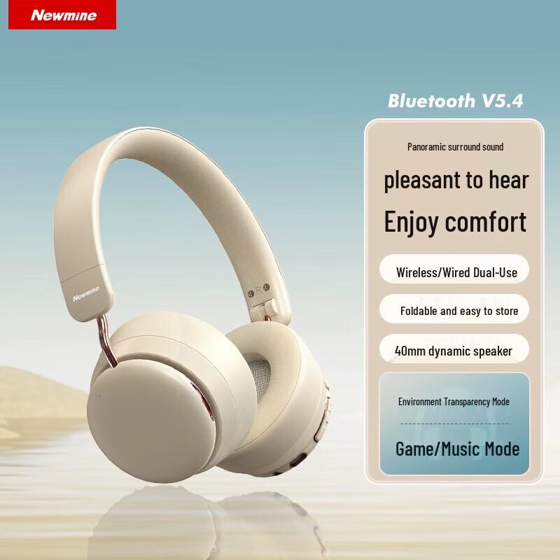 Newmine TB206 Bluetooth Over-Ear Gaming Headset