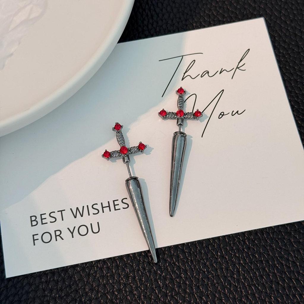 Ретро Готика Панк Летучая мышь Череп Паук Тыква Хэллоуин Серьги