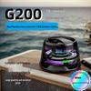 Персонализированная Bluetooth-колонка G200: Компактная беспроводная уличная колонка с цветной подсветкой и мощным сабвуфером