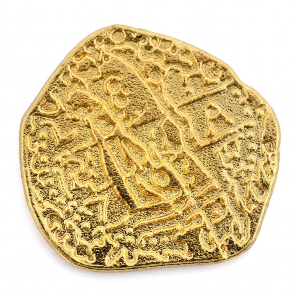 Игрушка «Сокровище пирата» из золотой монеты Испании, металлическая игра для вечеринок (50 шт.)