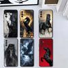 Мягкий чехол для телефона 'Скачущая черная лошадь' для Samsung A17 A37 A57 A16 A26 A36 A56 A15 A25 A35 A55 A14 A24 A34 A54 A13 A23 A33 A53 A5