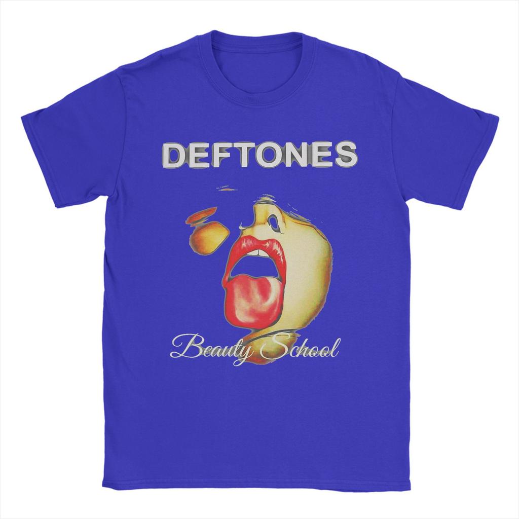 Повседневная футболка Deftones для мужчин, с круглым вырезом, хлопковые футболки, футболки с коротким рукавом, одежда в подарок на день рождения