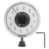 Torsion Angle Gauge Tool Steel 12in 360 Degrees Adjustable Analog Dial Scale for Automobile Repair