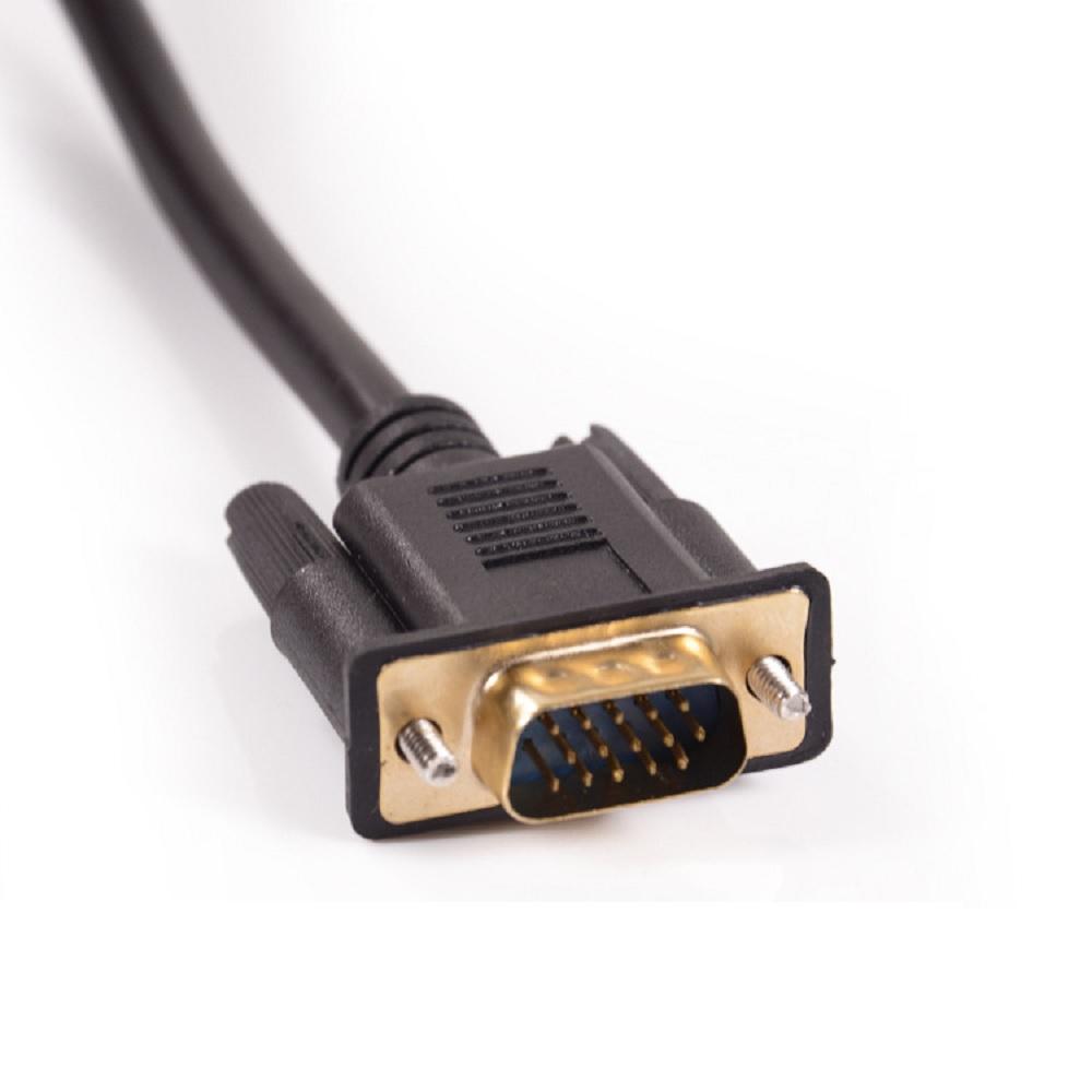 VGA TO 3 RCA Мужской кабель Компонентный AV-адаптер Конвертер Видеокабель для ПК 5 футов 1,5 м