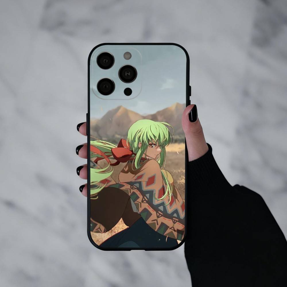 Японское аниме C-Code G-Geass Чехол для телефона для iPhone 17pro,16,15,14,13,12,11 Plus,Pro Max,XS,Мягкий силиконовый черный чехол