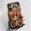 Shockproof Phone Case For Umidigi G9C Soft Silicone Black Casing Aesthetic Romantic Beach Moonlight Pattern Candy Shell