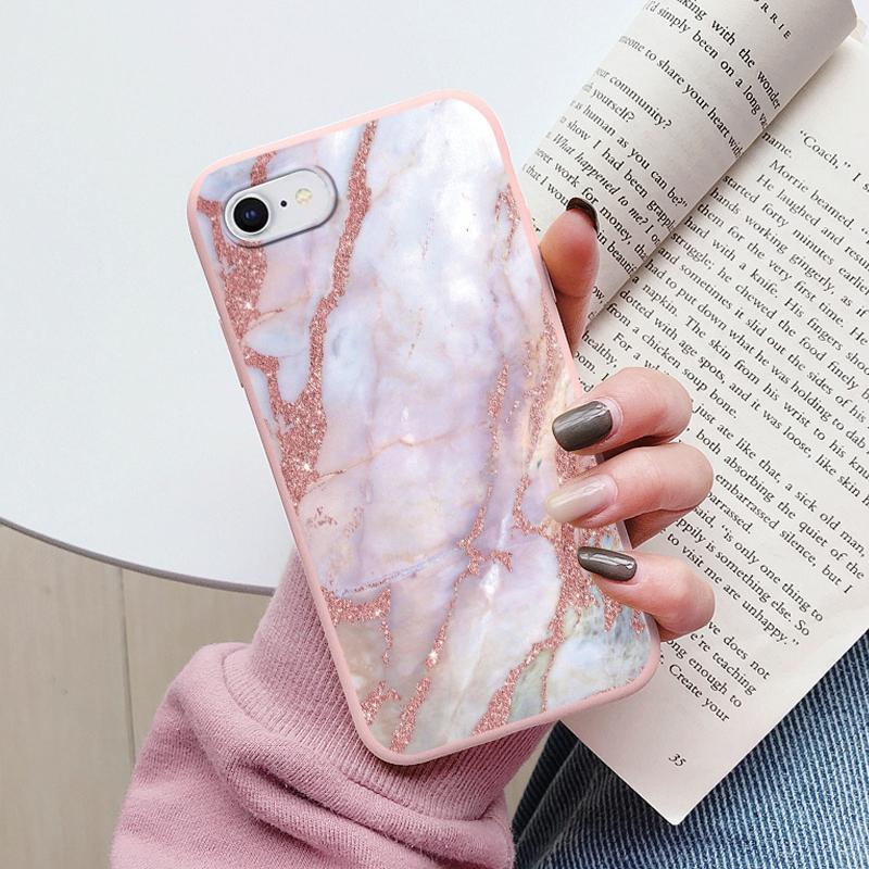 Fashion Marble Cover For iphone 6 6S 7 Plus Soft Protective Cases Silicone Coque Bumper Fundas For Apple iphone 6 6+ 6s+ Shell