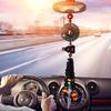 Натуральный обсидиан Аксессуар для автомобиля Безопасное путешествие Подвеска-благословение Украшения на зеркало заднего вида автомобиля Подарок на день рождения Автодекор
