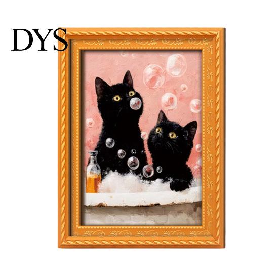 Cute Pumpkin Spooky Ornaments Wooden Black Cat Fridge Magnet, Seasonal Cartoon Kitchen Bathroom Decor, Fall Decor Theme Photo Frame Magnets, Fun Home