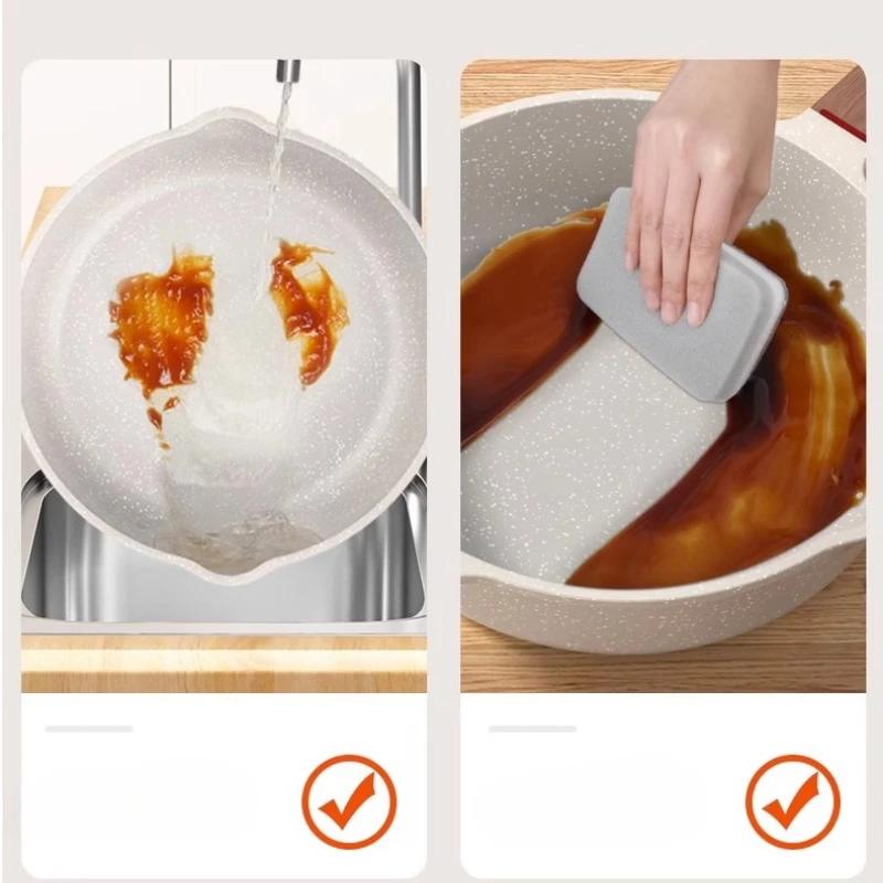 Household Steak Fried Egg Smoke-Free Cooking Pots Cookware Nduction Cooker Universal Kitchen Utensil Nonstick Deep Frying Pans