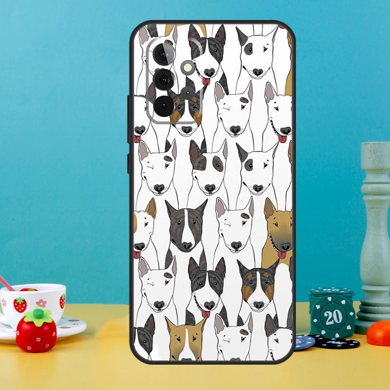 English Bull Terrier Dog Case For Samsung Galaxy A05 A36 A56 A26 A16 A53 A33 A13 A12 A32 A52 A55 A35 A15 A54 A34 A14