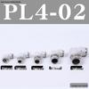 Быстроразъемное соединение для пневматической трубки: PL8-02, 4-M5, 6-01, 10-03, 12-04 Резьбовой угольник